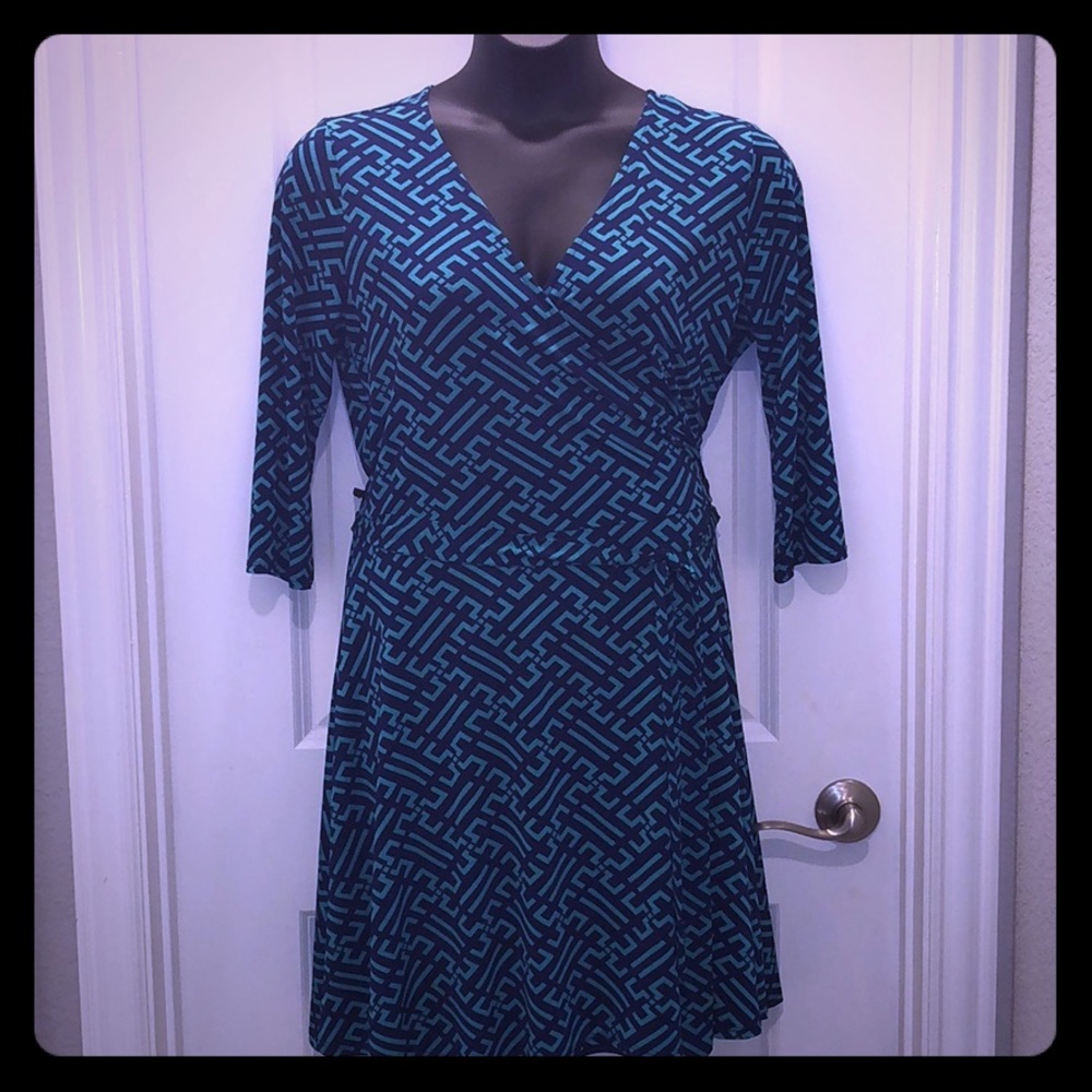 Faux Wrap Dress
